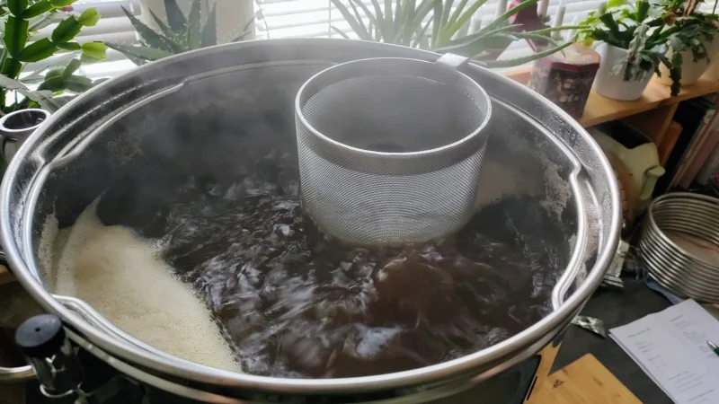 Právě probíhající chmelovar